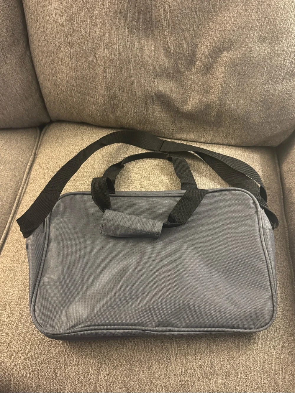 Chaps Gray & Black Laptop Briefcase - Men's Work Bag